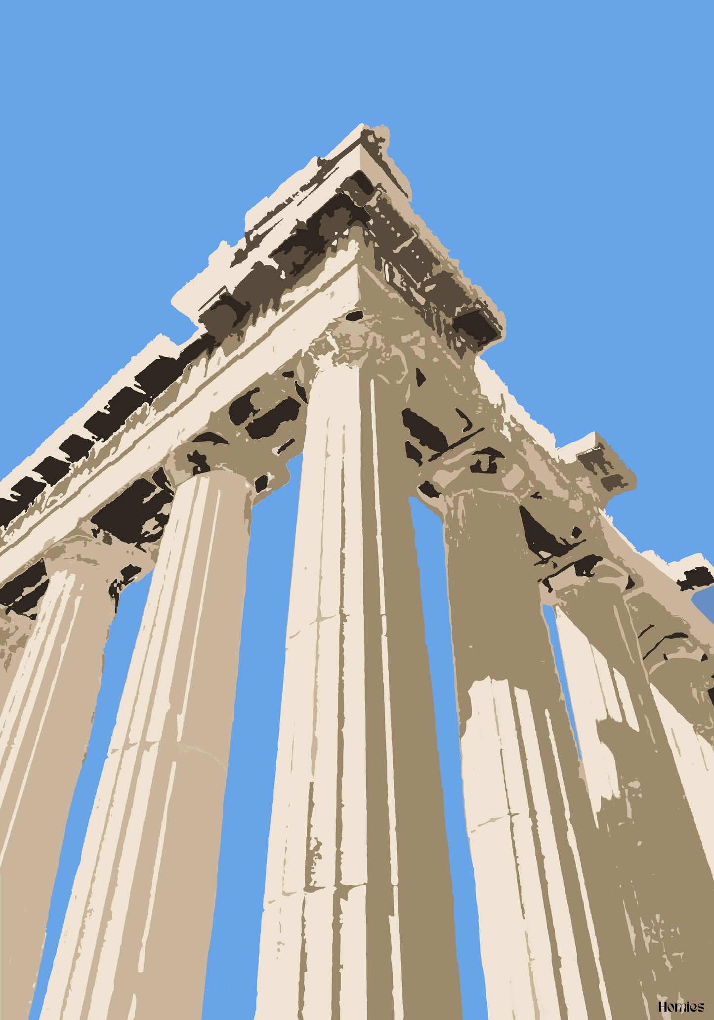 Affiche Athènes - Grèce Homies