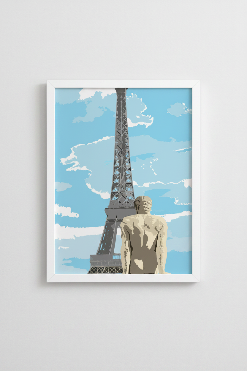 Affiche Paris - Tour Eiffel Homies Affiche