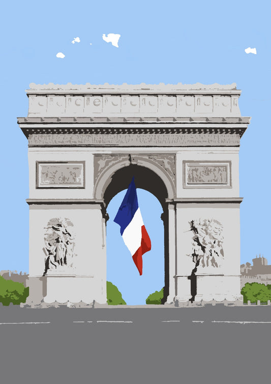 Affiche Paris - Arc de Triomphe Homies Affiche