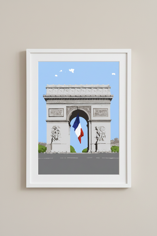 Affiche Paris - Arc de Triomphe Homies Affiche