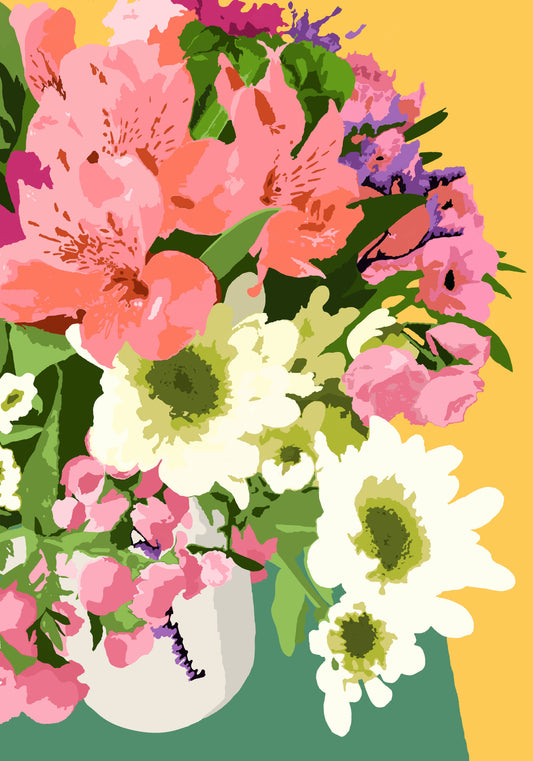Affiche Fleurs - Bouquet de fleurs Homies Affiche