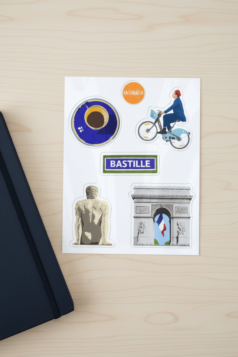 Planche Stickers Paris Homies Stickers