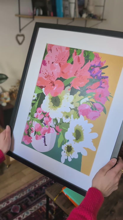 Affiche Fleurs - Bouquet de fleurs