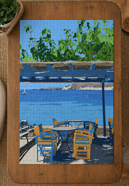 Puzzle Plage en Grèce Homies Puzzle