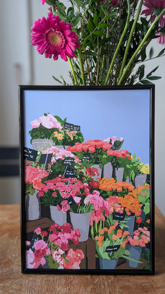 Affiche Fleurs - Chez le fleuriste Homies Affiche
