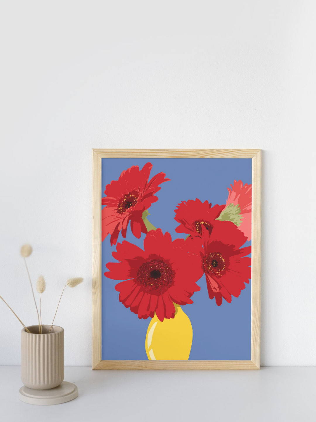 Affiche Fleurs - Marguerites rouges Homies Affiche