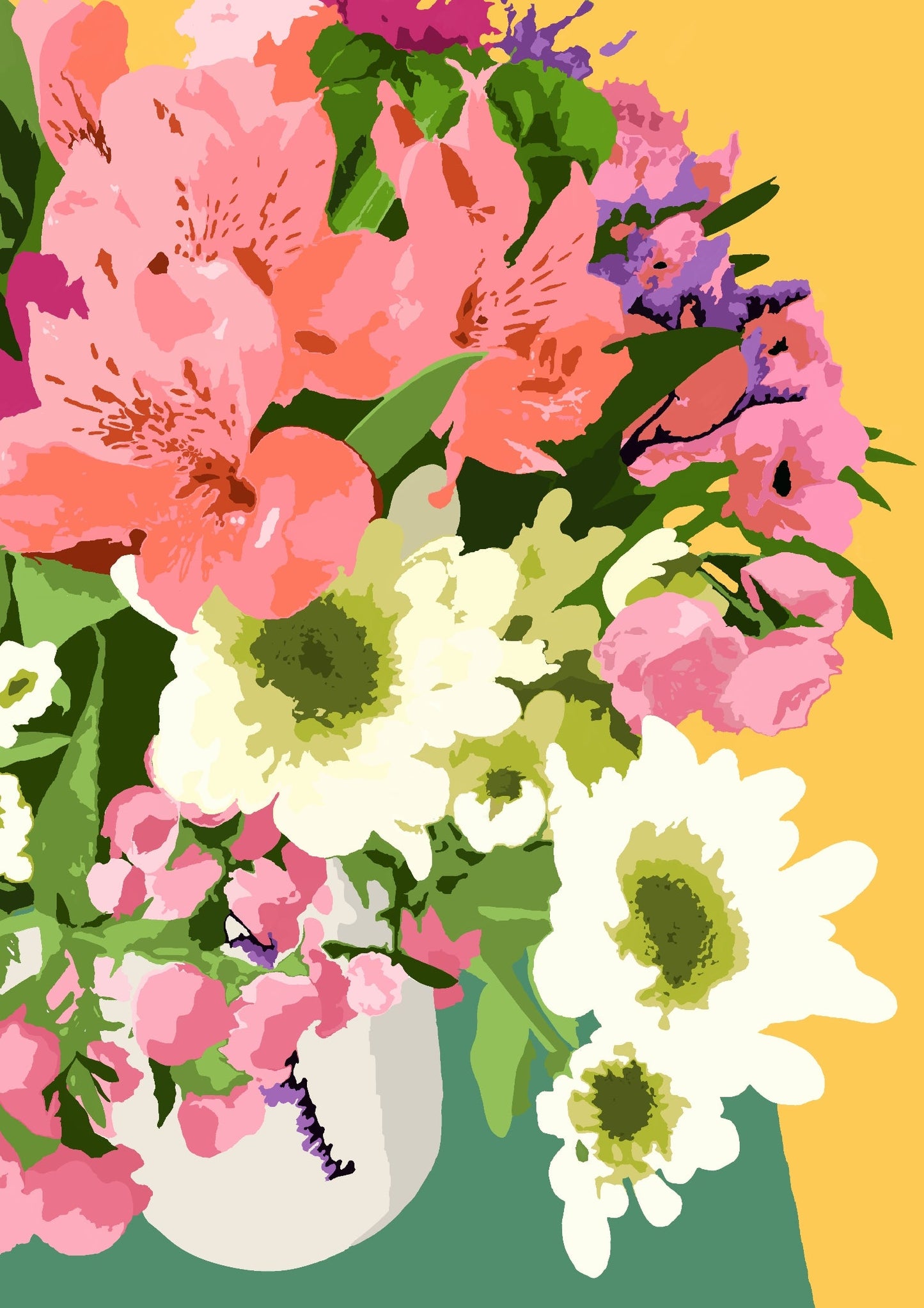 Affiche Fleurs - Bouquet de fleurs Homies Affiche