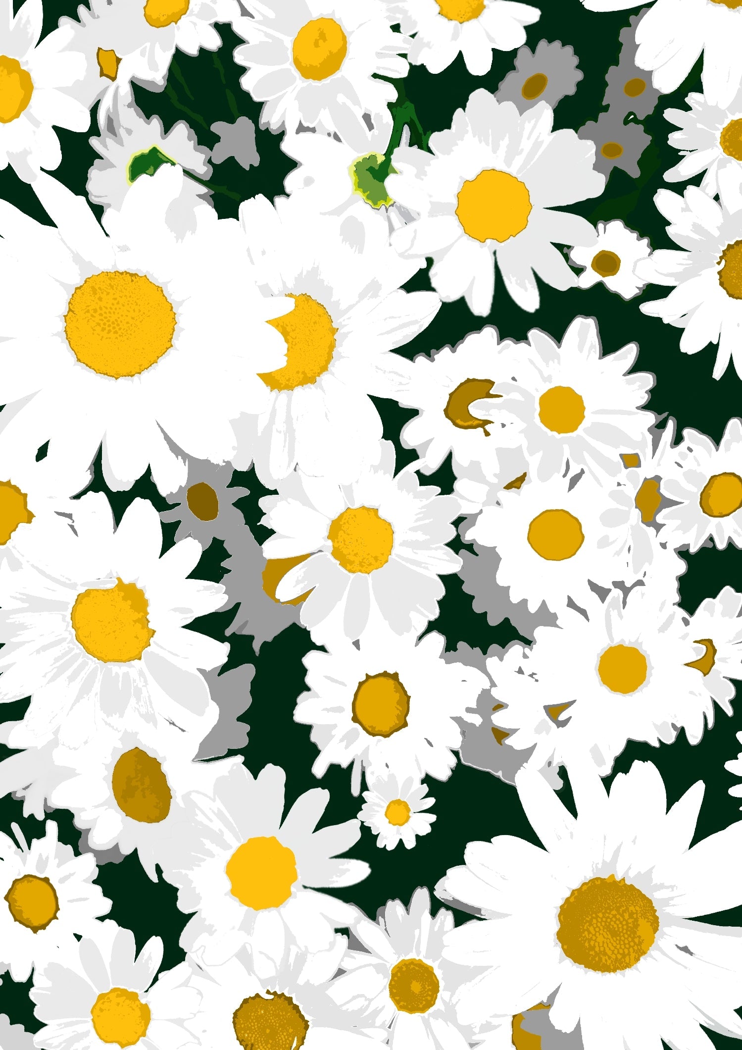 Affiche Fleurs - Marguerites Homies Affiche