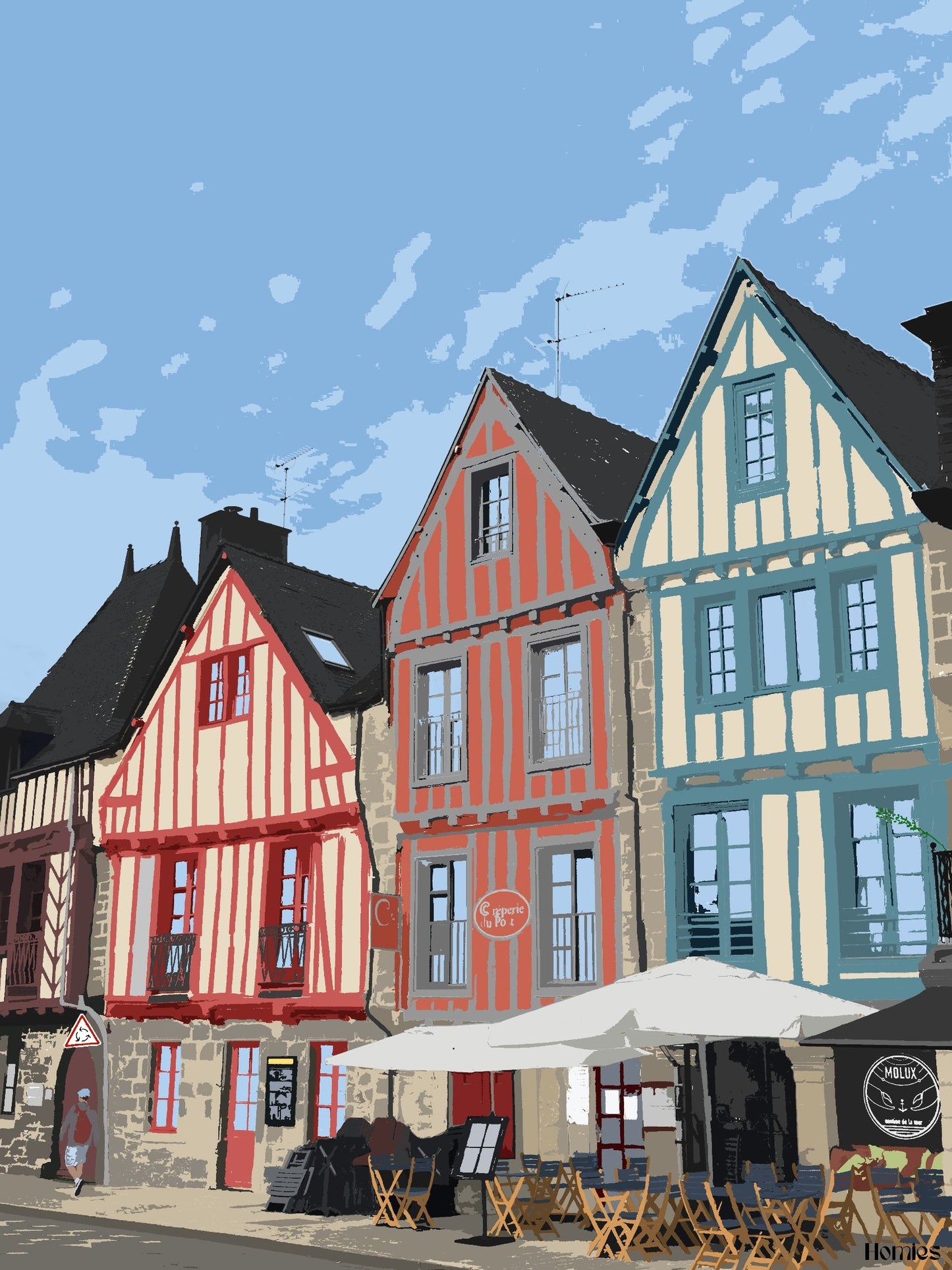 Puzzle Bretagne - Vannes Homies Puzzle