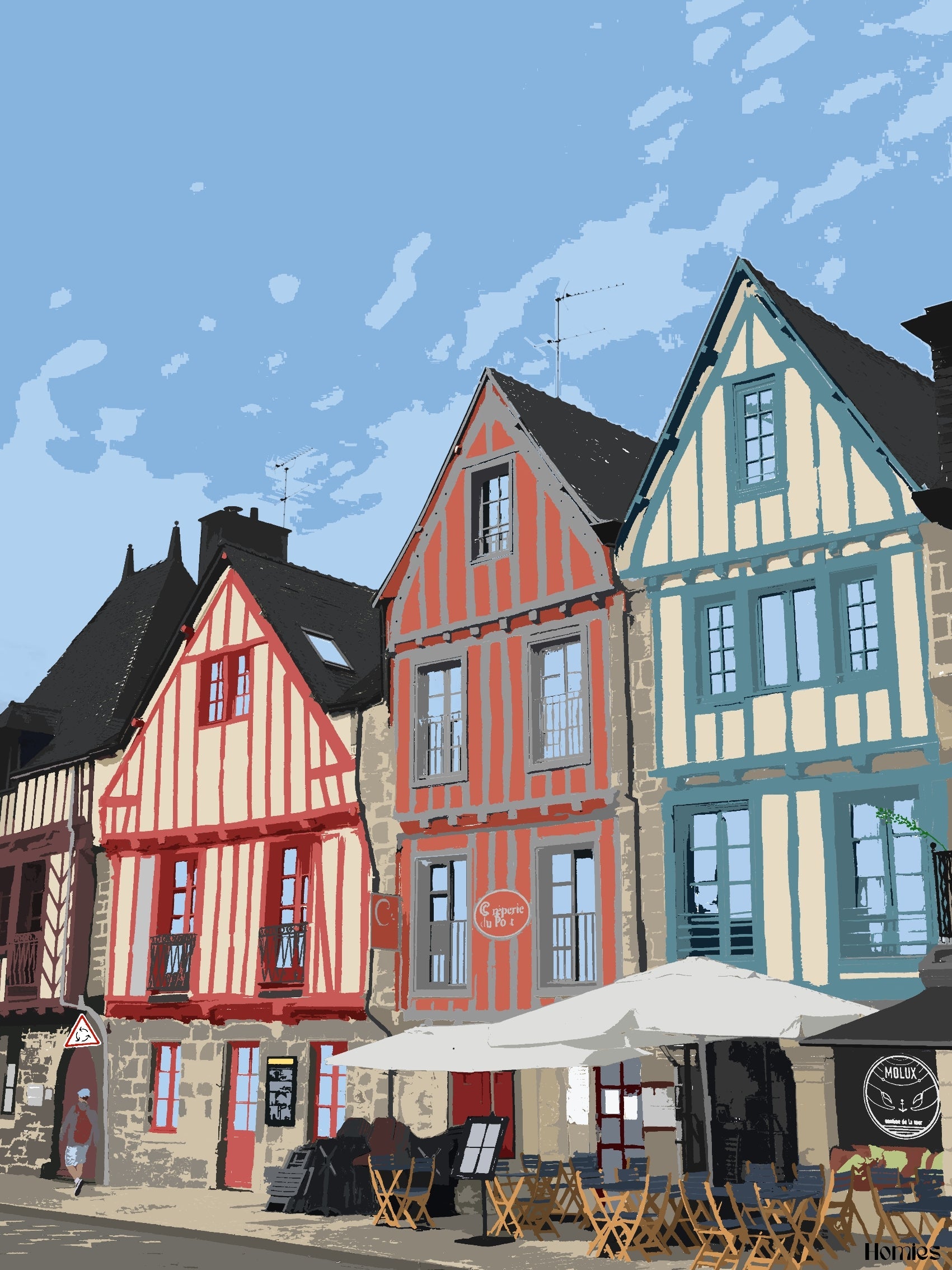 Puzzle Bretagne - Vannes Homies Puzzle